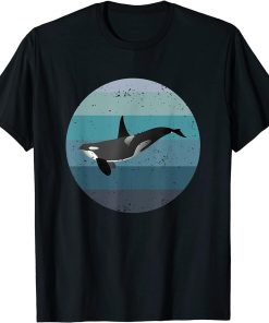 Retro Orca Killer Whale Vintage T-Shirt