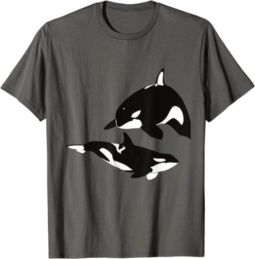 Whale Family Orca Squad Orca Squad Whale Sea Animal T-Shirt